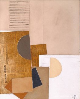 Abstracto en blanco, gris y ocre. Abstracto en blanco, gris y ocre.