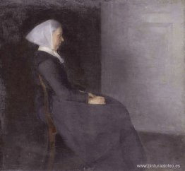 Frederikke Hammershøi, la madre del artista Frederikke Hammershøi, la madre del artista