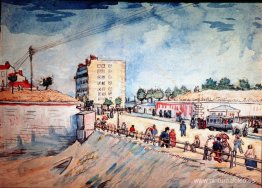 Puerta en las murallas de París Puerta en las murallas de París