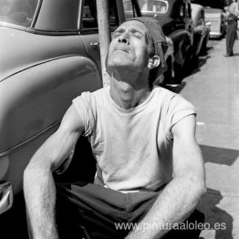 Nueva York (Hombre tomando sol en la calle) Nueva York (Hombre tomando sol en la calle)