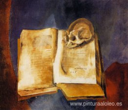 Una calavera en el libro abierto Una calavera en el libro abierto
