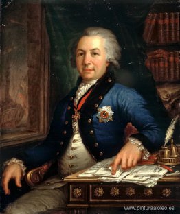 Retrato del poeta ruso Gavril Derzhavin Retrato del poeta ruso Gavril Derzhavin
