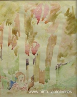 Un joven en el bosque Un joven en el bosque