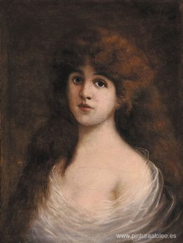 retrato, de, mujer joven retrato, de, mujer joven