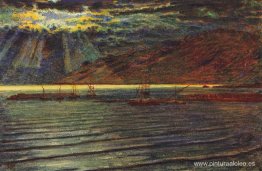 Barcos de pesca a la luz de la luna Barcos de pesca a la luz de la luna
