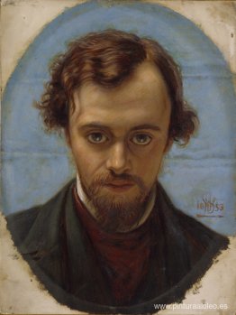Retrato de Dante Gabriel Rossetti Retrato de Dante Gabriel Rossetti