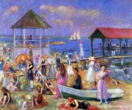 Escena de playa, New London Escena de playa, New London