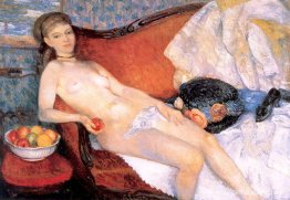 Desnudo con manzana Desnudo con manzana