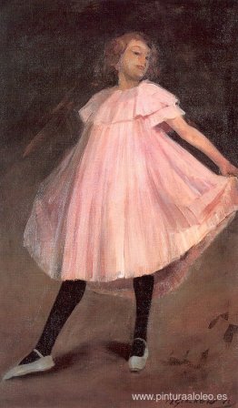Bailarina con un vestido rosa Bailarina con un vestido rosa