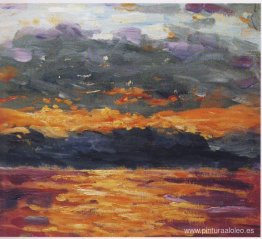 Puesta de sol sobre el mar Puesta de sol sobre el mar