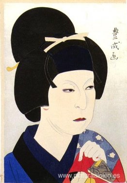 Nakamura Utaemon contra su esposa Nakamura Utaemon contra su esposa