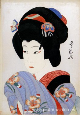 Ichikawa Shocho II como Omán Ichikawa Shocho II como Omán