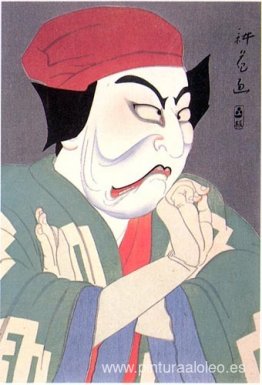 Matsumoto Koshiro VII como Sekibei Matsumoto Koshiro VII como Sekibei