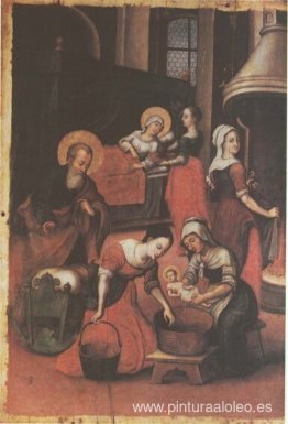 Icono La Natividad de la Virgen María (fragmento) Icono La Natividad de la Virgen María (fragmento)