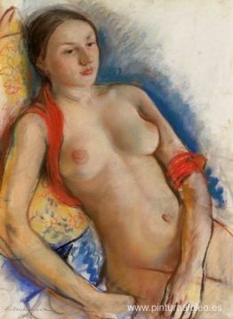 Desnuda con pañuelo rojo Desnuda con pañuelo rojo