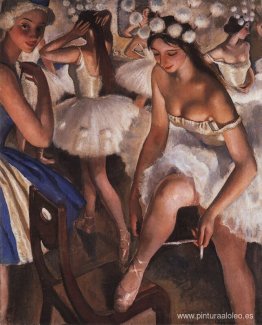 Bailarinas en el camerino Bailarinas en el camerino