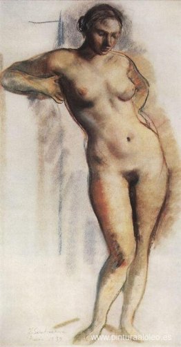 desnudo de pie desnudo de pie